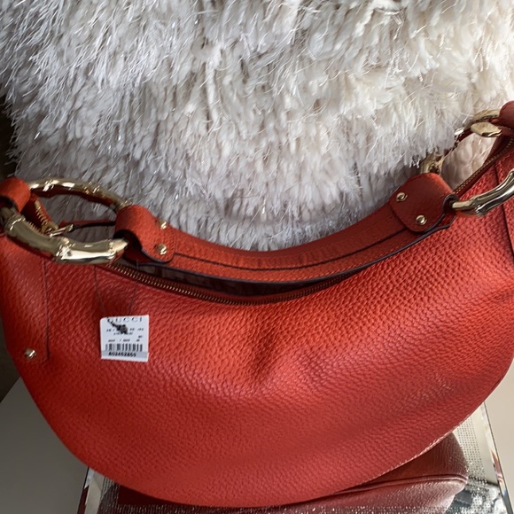 Gucci Leather Bamboo Hobo Bag - Picture 2 of 10